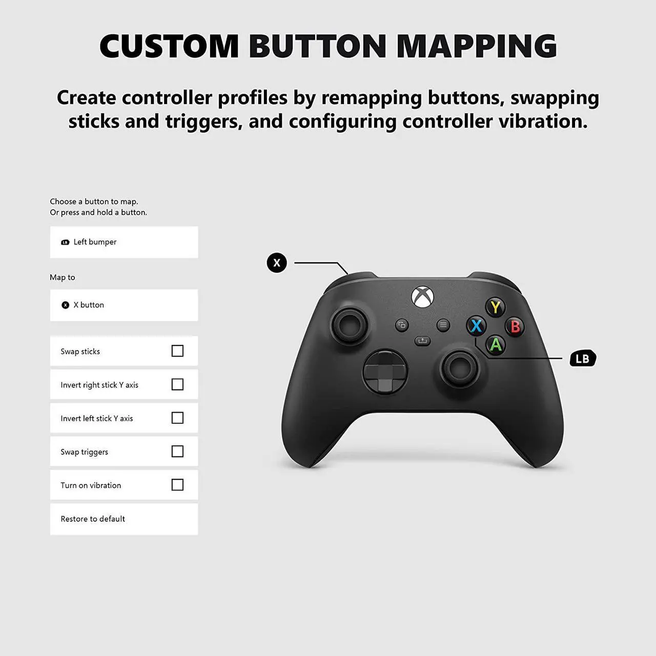 Alt view image 5 of 7 - Xbox Core Wireless Controller  Carbon Black