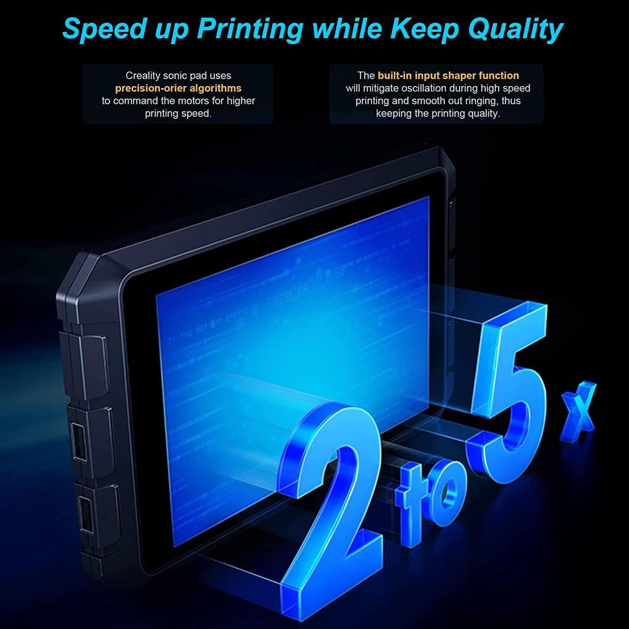Alt view image 4 of 7 - ENOMAKER Creality Sonic Pad in Klipper Firmware 64-bit 3D Printing Smart Pad 7" Touch Control Screen Speed Up Printing Remote Control for Creality Ender 3 V2Ender 3 S1/Pro and Other FDM 3D Printers