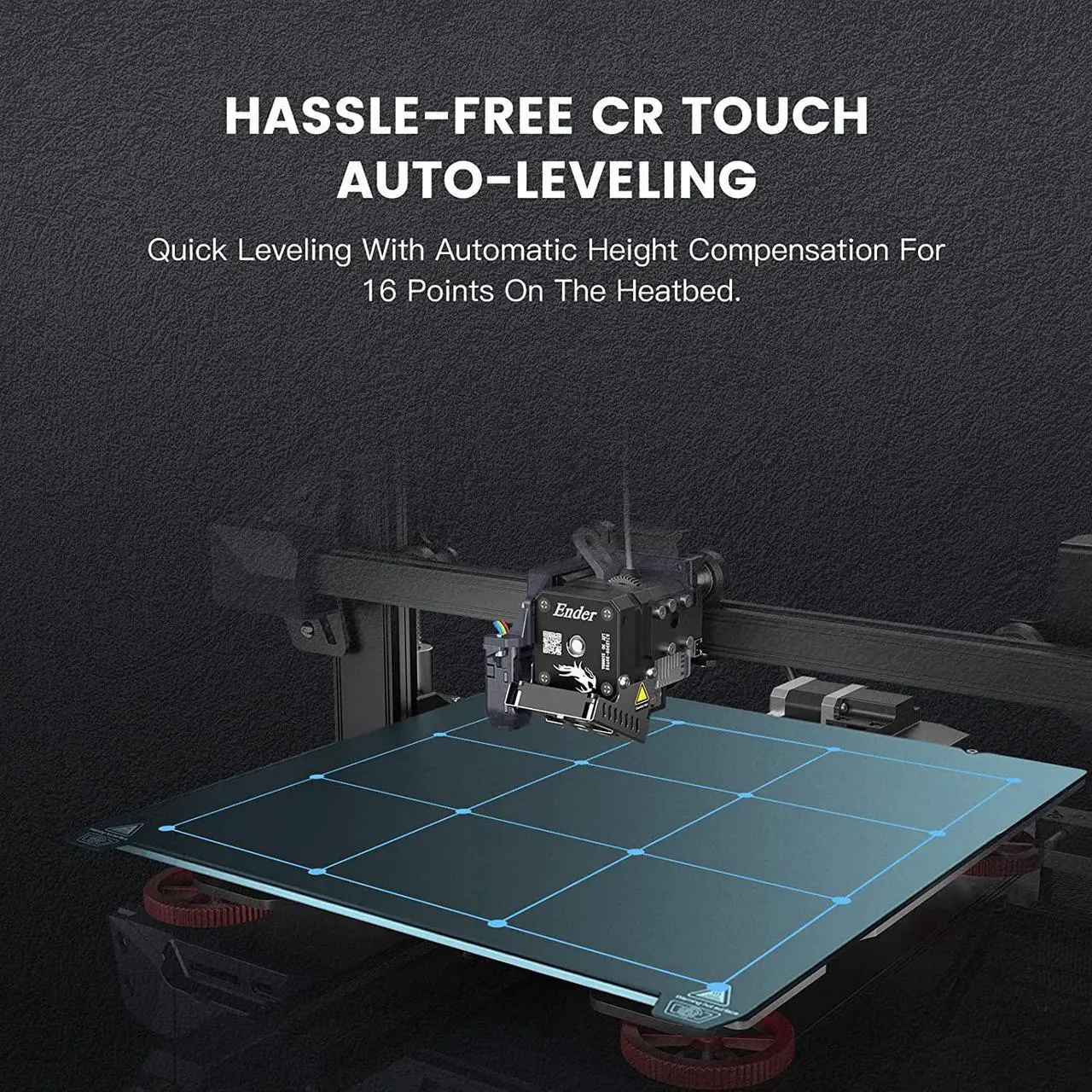 Alt view image 6 of 6 - Creality 3D Printer Ender 3 S1 Plus with CR Touch Auto Leveling, High Precision Z-axis Double Screw, Removable Build Plate, 4.3inch Touch Screen FDM 3D Printer 11.81"x 11.81" x 11.81"