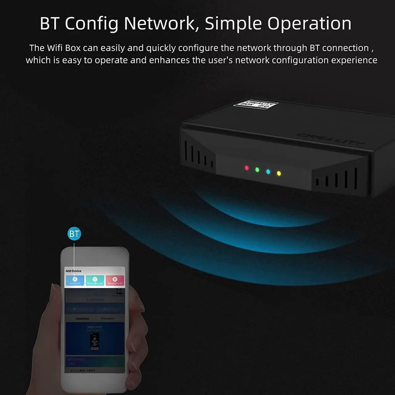 Alt view image 5 of 7 - Creality 3D Printer WiFi Box 2.0 & 8G TF Card, Intelligent Assistant Remote Control Monitor Wireless Printing Upgrade Kit