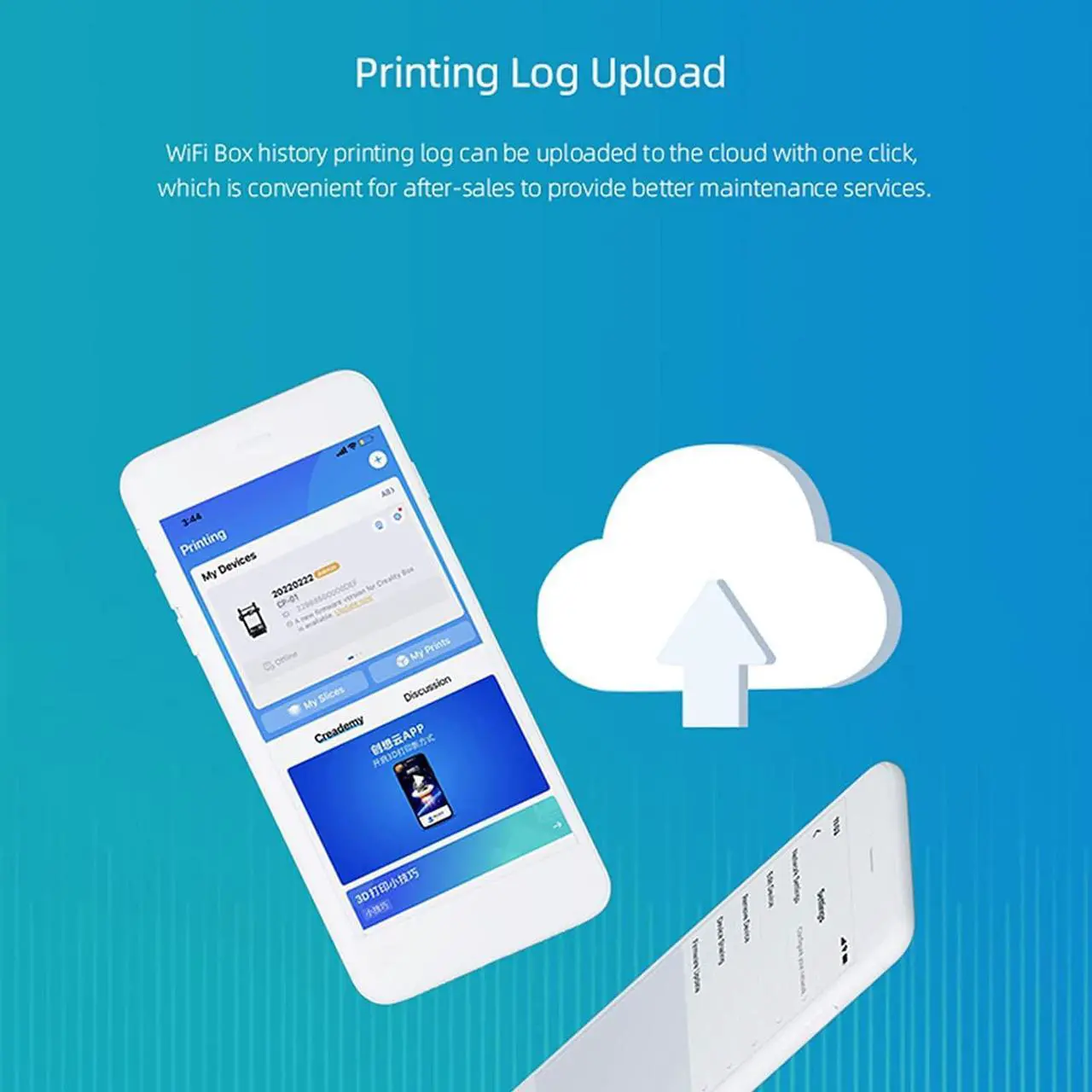 Alt view image 7 of 7 - Creality 3D Printer WiFi Box 2.0 & 8G TF Card, Intelligent Assistant Remote Control Monitor Wireless Printing Upgrade Kit