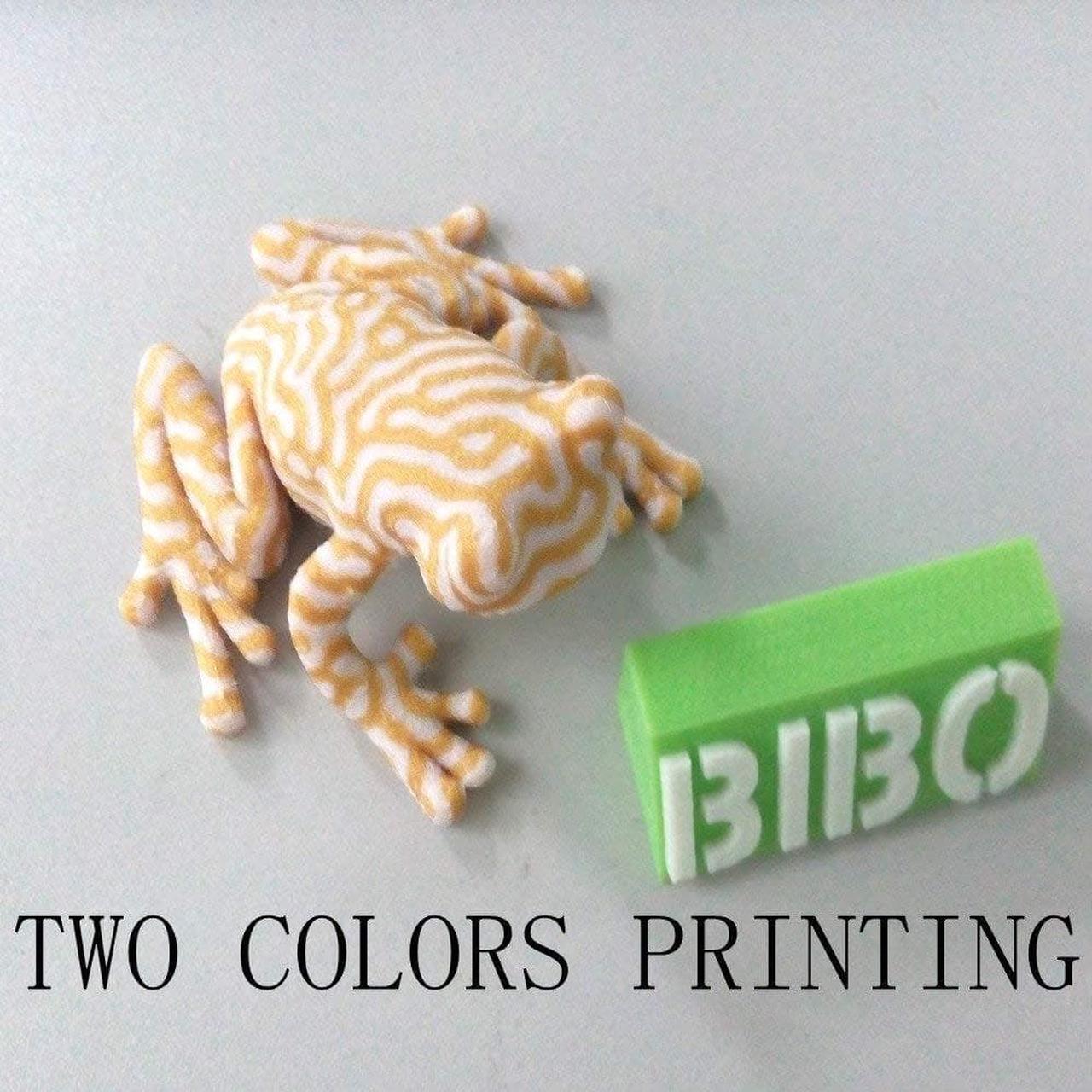 Alt view image 2 of 5 - BIBO 3D Printer Dual Extruder Sturdy Frame WiFi Touch Screen Cut Printing Time in Half Filament Detect Demountable Glass Bed