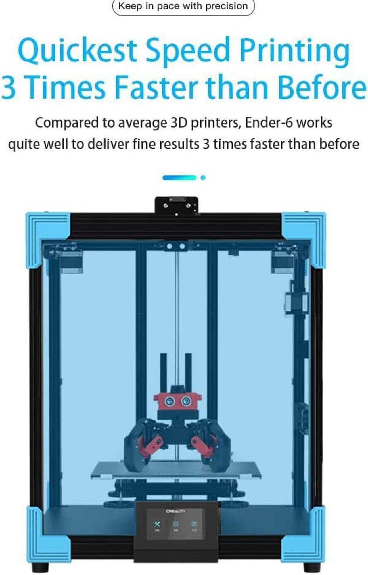 Alt view image 2 of 6 - Comgrow Creality Ender 6 3D Printer Stable Core XY Structure with 3 Times Faster Printing Speed Acrylic Enclosure Silent Board Glass Bed 9.8 x 9.8 x 15.7 inch