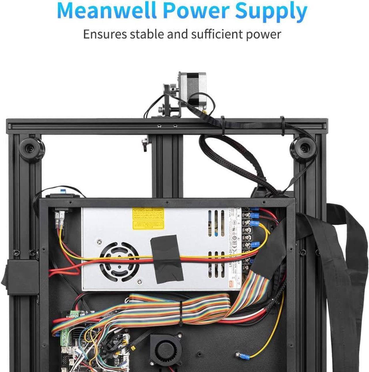 Alt view image 6 of 7 - Sovol SV02 3D Printer with All-Metal Dual Extruder, Silent Board TMC2208 Drive, Meanwell Power Supply, Tempered Glass Bed & 4.3 inch Touchscreen, 240 x 280 x 300 mm