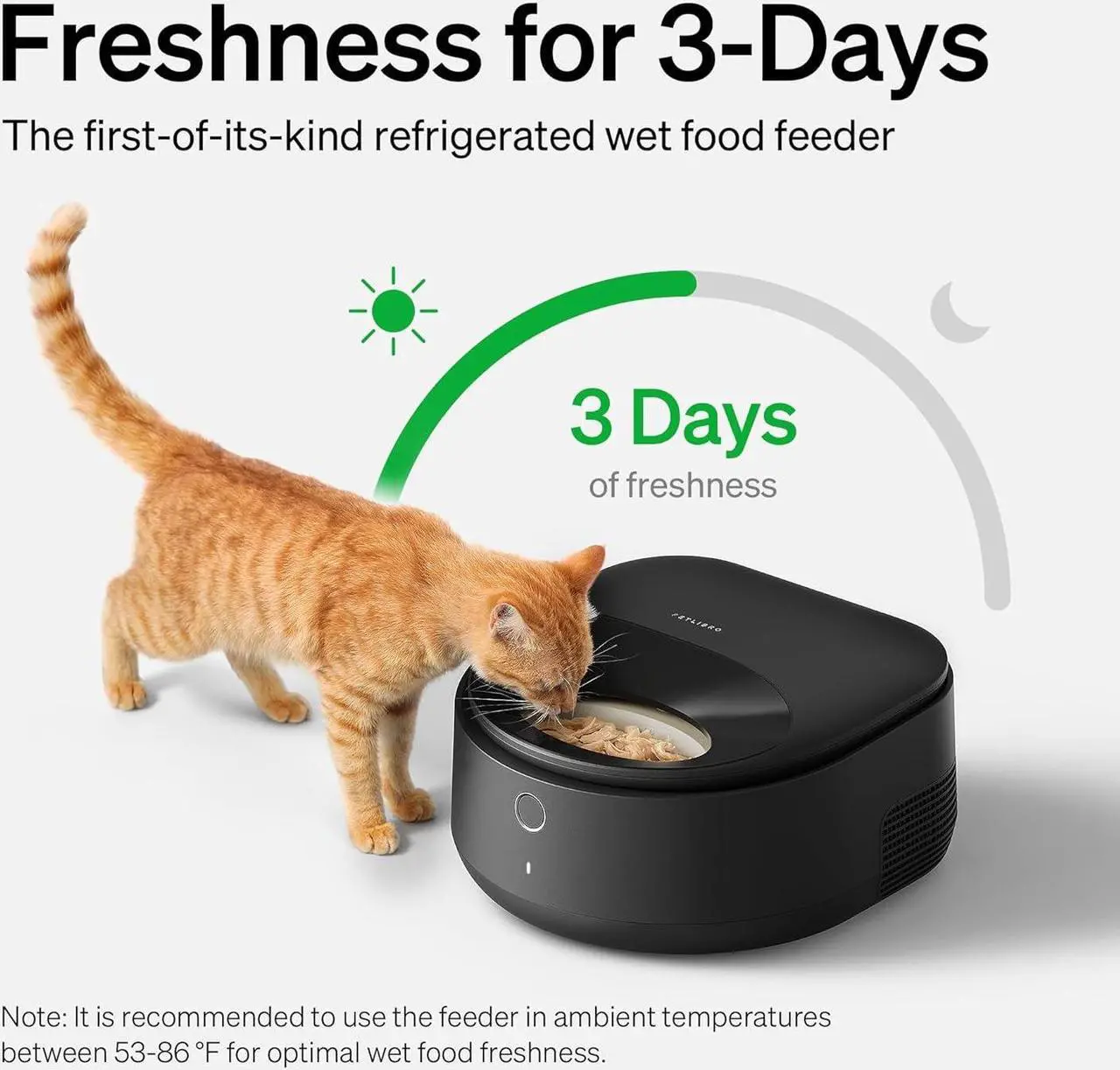 Alt view image 2 of 7 - Automatic Cat Feeder Wet Food Dispenser Refrigerated APP WiFi Control,3 Days True Freshness 3 Meals,Semiconductor Cooling&Quick Chills Gravy Wet Food Polar Timed Auto Pet Feeder for Cat Dog