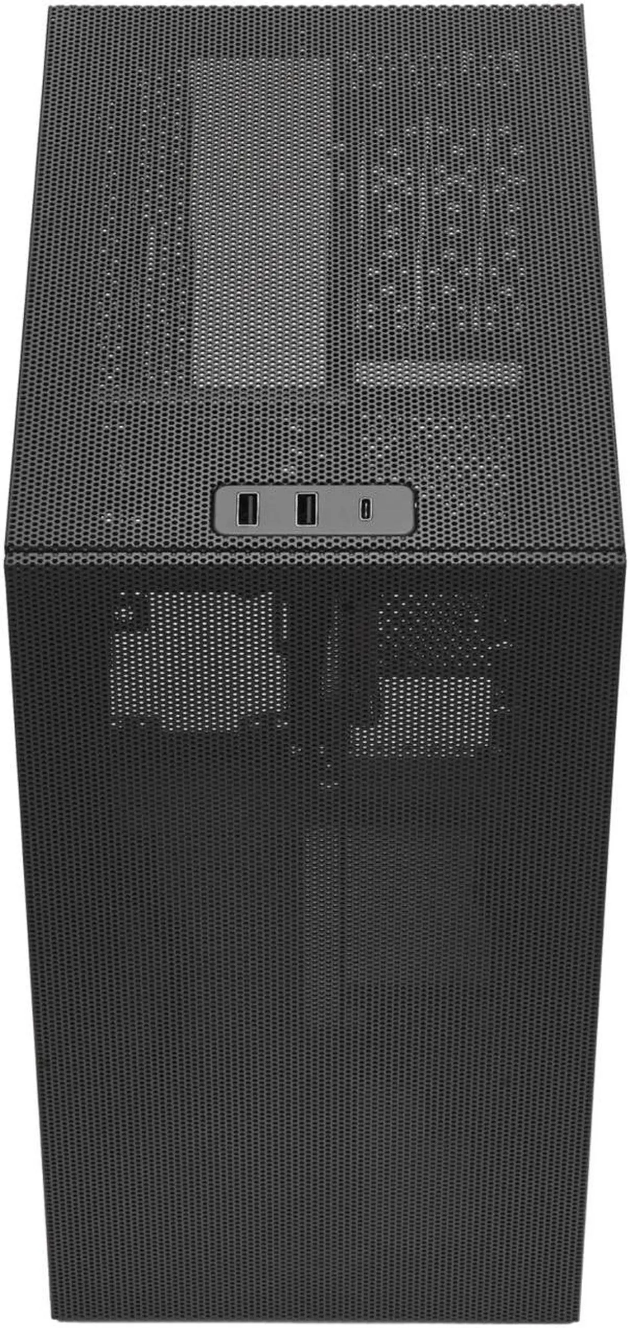 Alt view image 2 of 5 - Ssupd Meshroom S Mini-ITX PC Gaming Case - High Airflow Perforated Panels - Support 4 Slots GPU - 280mm Radiator Support - Compatible with ATX Power Supply