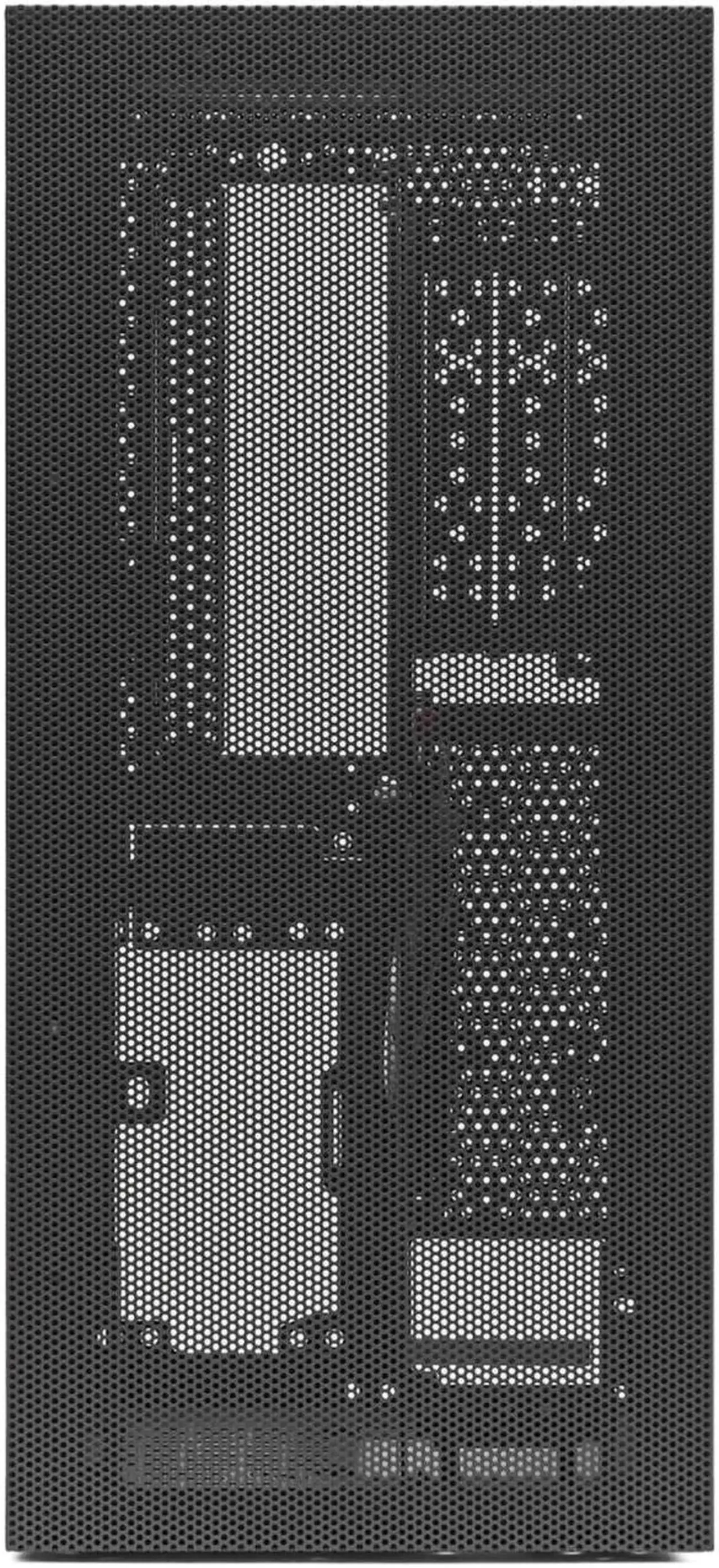 Alt view image 5 of 5 - Ssupd Meshroom S Mini-ITX PC Gaming Case - High Airflow Perforated Panels - Support 4 Slots GPU - 280mm Radiator Support - Compatible with ATX Power Supply