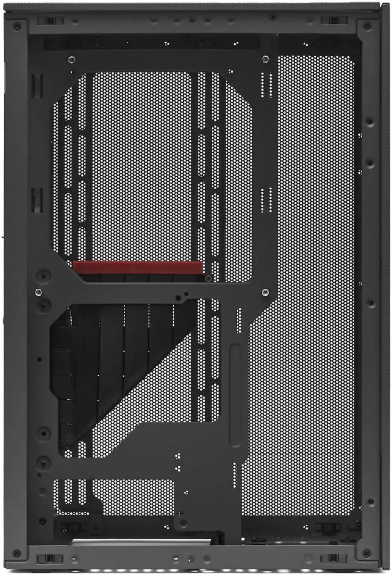 Alt view image 3 of 5 - Ssupd Meshroom S Mini-ITX PC Gaming Case - High Airflow Perforated Panels - Support 4 Slots GPU - 280mm Radiator Support - Compatible with ATX Power Supply