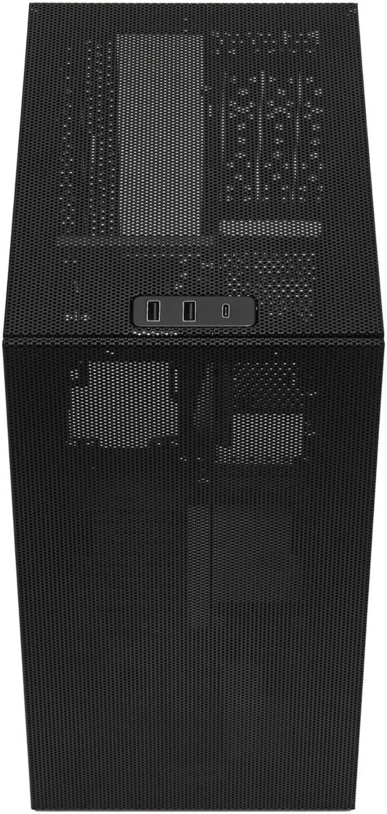 Alt view image 2 of 5 - SSUPD Meshroom S V2 Mini-ITX Small Form Factor (SFF) Case - Full Mesh Side Panel without PCIe Riser Cable - Black Color, Tool-Free and Easy Accessibility