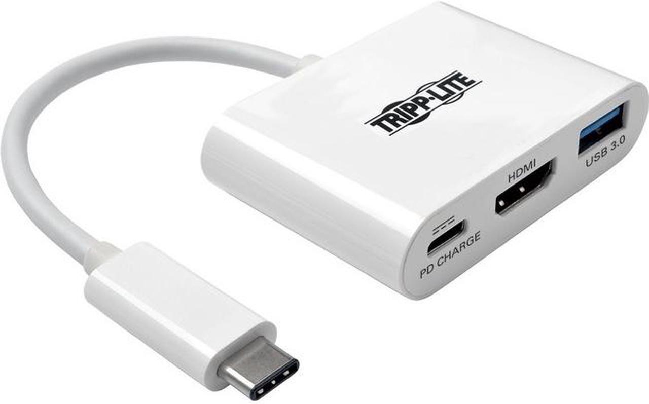 Alt view image 18 of 20 - Tripp Lite USB C to HDMI Multiport Adapter w/PD Charging USB Type C to HDMI (U444-06N-HU-C)