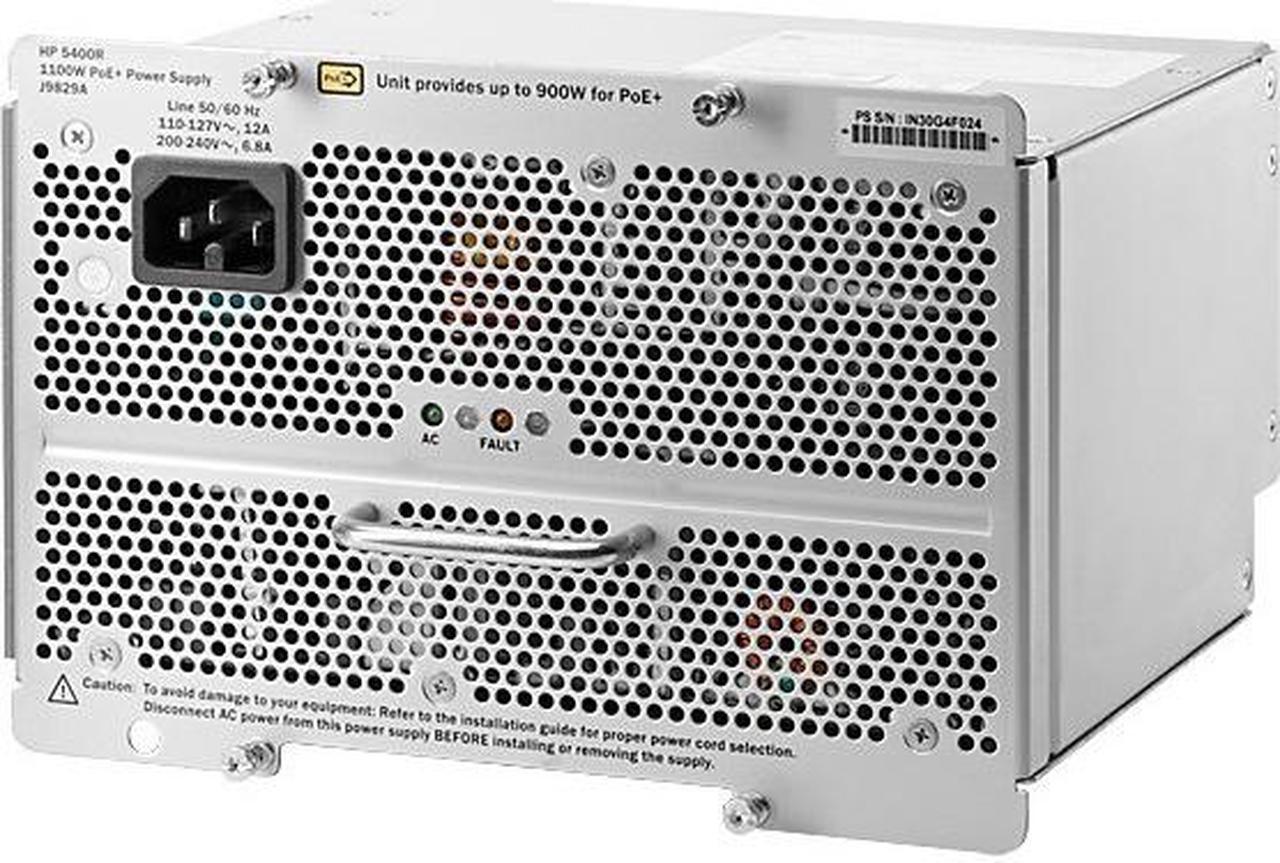 Alt view image 6 of 7 - HP Aruba 5400R 1100W PoE+ zl2 Power Supply