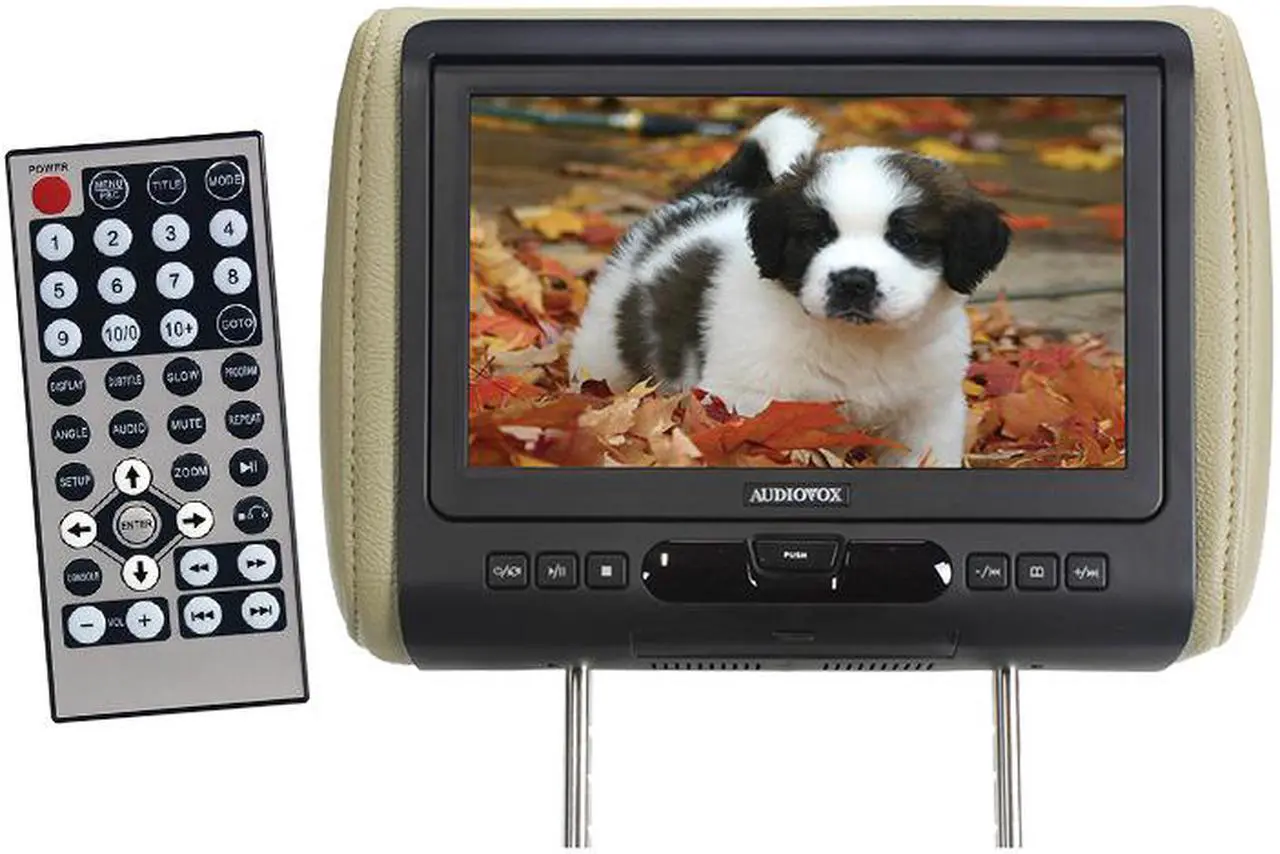 Alt view image 15 of 19 - Audiovox Movies2Go AVXMTGHR9HD 9" Headrest Monitor system w/ DVD Player, HDMI/MHL Input