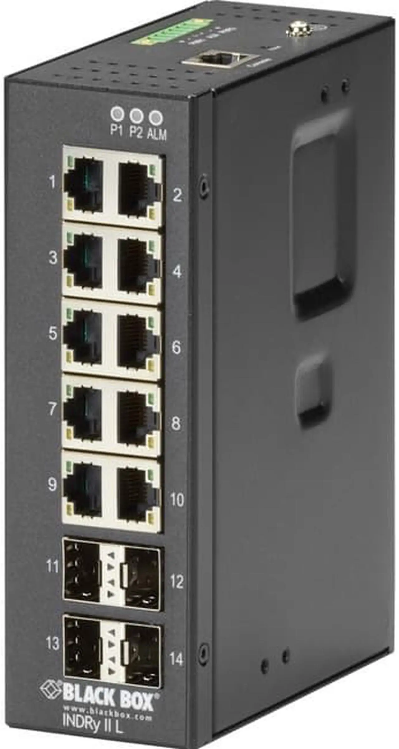 Alt view image 2 of 12 - BLACK BOX LIG1014A GIGABIT ETHERNET (1000-MBPS) EXTREME TEMPERATURE MANAGED SWITCH - (10) 10/100/10