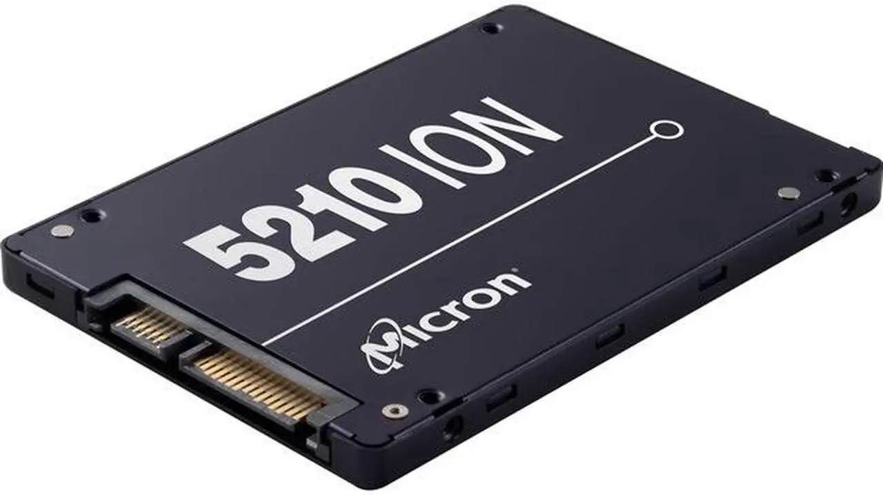 Alt view image 5 of 7 - Micron 5210 ION 7.68TB SATA 6Gb/s 2.5" Enterprise SSD — MTFDDAK7T6QDE
