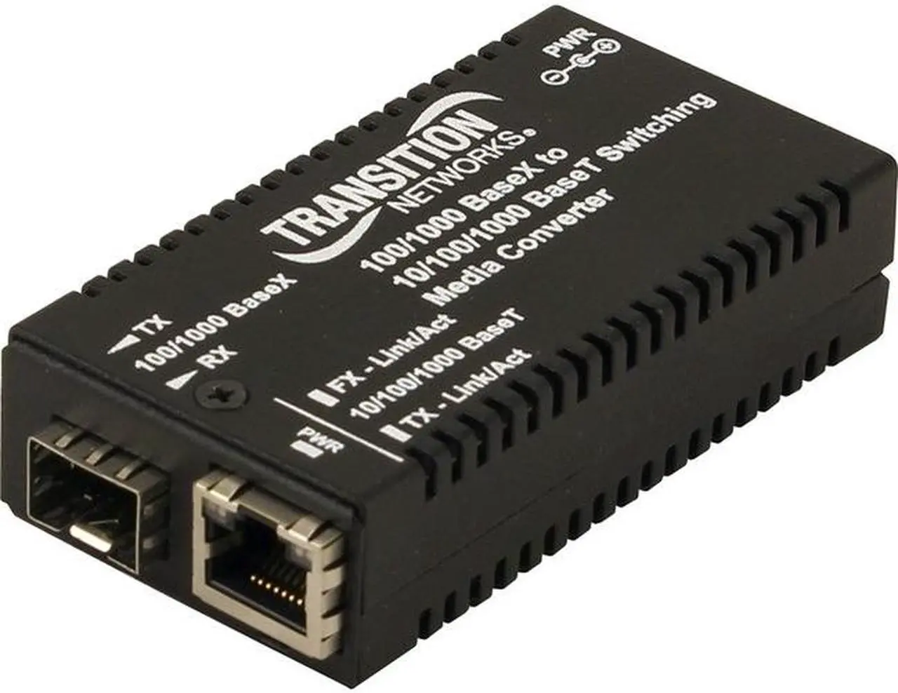 Main image of Transition Networks M/GE-xSW-SFP-01-xx-UxX Transceiver/Media Converter