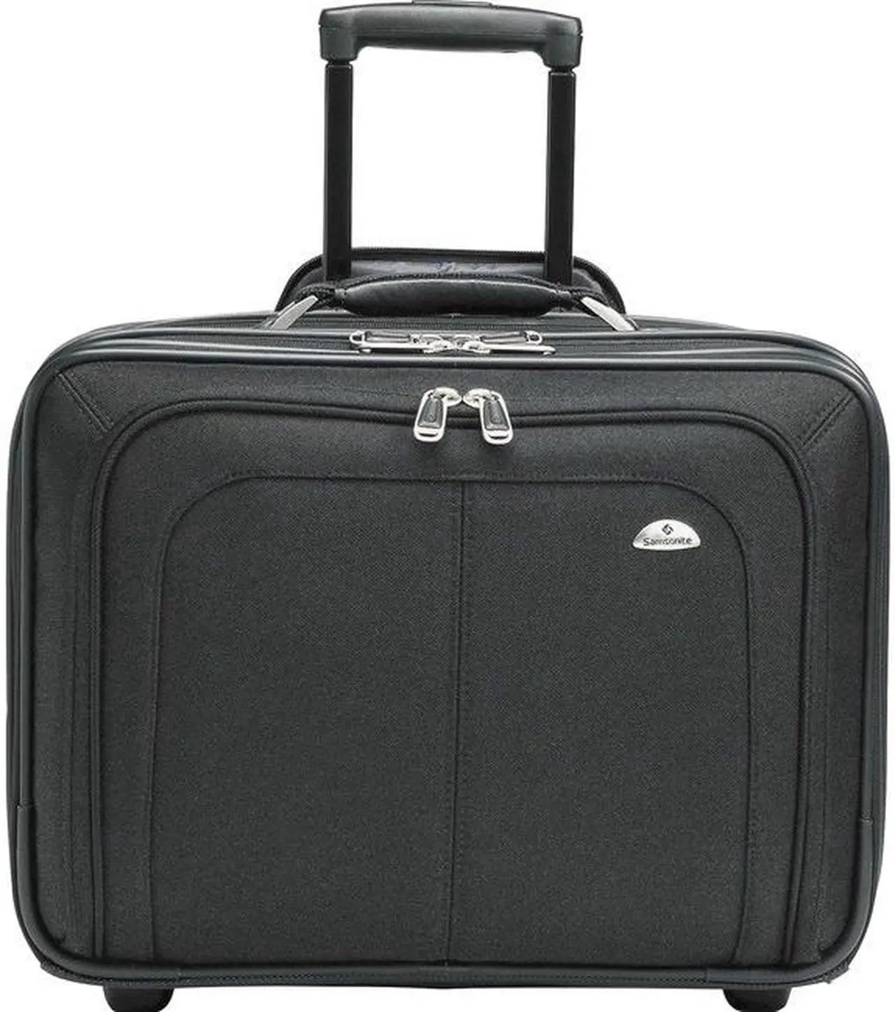 Alt view image 17 of 20 - Samsonite Mobile Office Rolling Notebook Case Nylon 17 1/2 x 9 x 14 Black