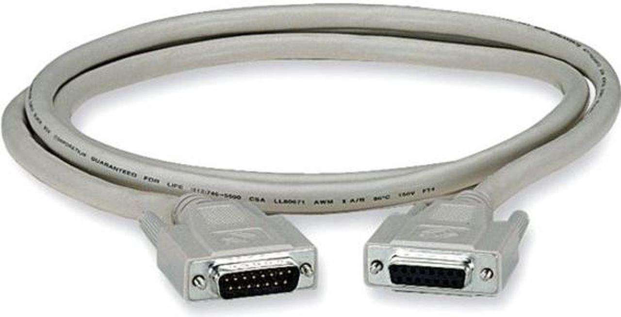 Alt view image 3 of 3 - DB15-MOLDED SHIELDED DATA M/F THMB 5FT