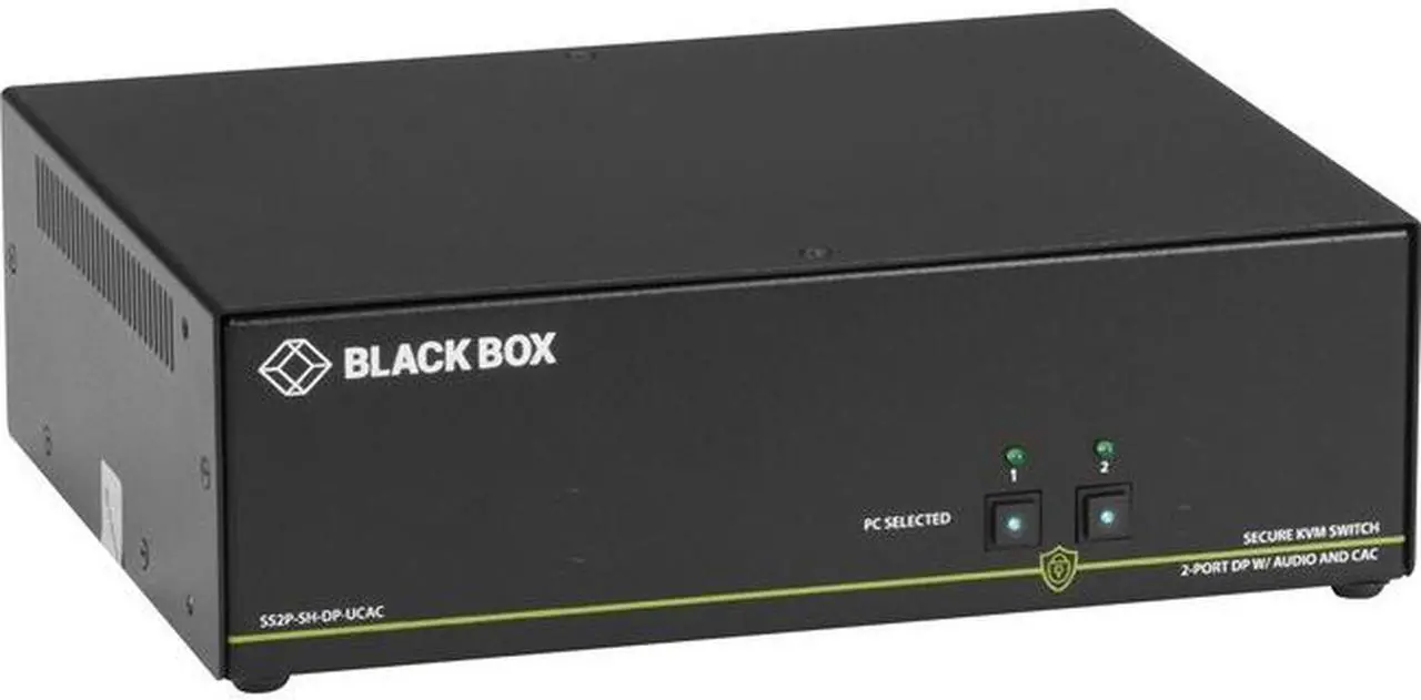 Alt view image 2 of 2 - KVM SWITCH, NIAP 3.0 - DUAL-HEAD, DVI-I, AUDIO, CAC, 2-PORT, GSA, TAA, NON-RETUR