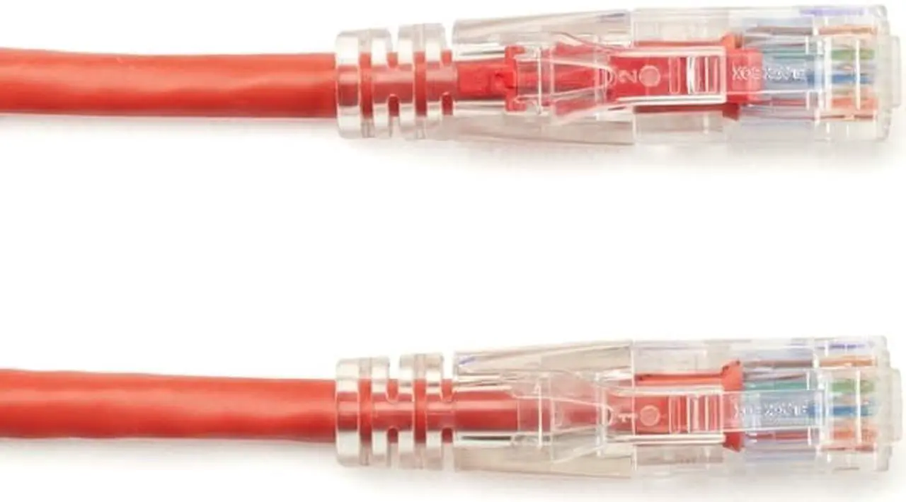 Alt view image 8 of 8 - GigaBase 3 CAT5e 350-MHz Lockable Patch Cable (UTP), Red, 4-ft. (1.2-m)