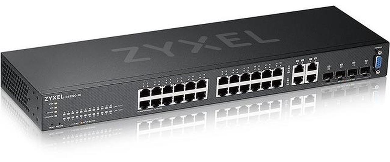 Alt view image 2 of 17 - Zyxel GS2220-28 24-Port Gigabit Ethernet Layer 2 Managed Switch