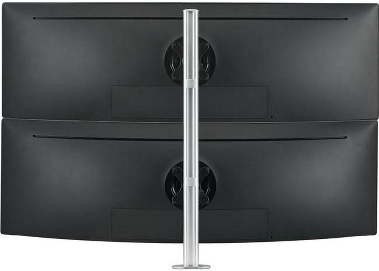 Main image of ATDEC DUAL STACK HEAVY MONITOR DESK MOUNT - FLAT/CURVED UP TO 49IN - VESA 75X75,