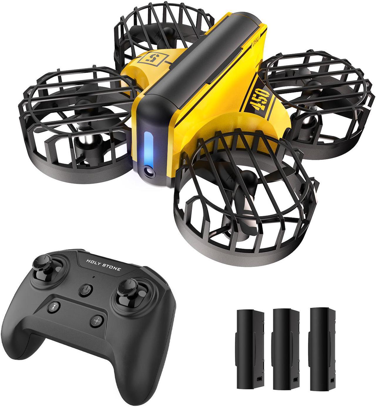Main image of Holy Stone HS450 Mini Drone, Hand Operated + Remote Control Nano Quadcopter for Kids, with 3 Batteries
