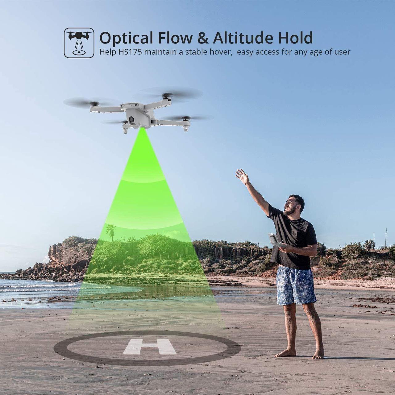 Alt view image 3 of 7 - Holy Stone HS175 Drone with Camera for Adults 2K UHD, GPS Auto Return, 5GHz FPV RC Quadcopter Follow Me, Waypoints, Circle Fly, Optical Flow, Headless Mode, 2 Batteries for 40 Min and Carrying Case