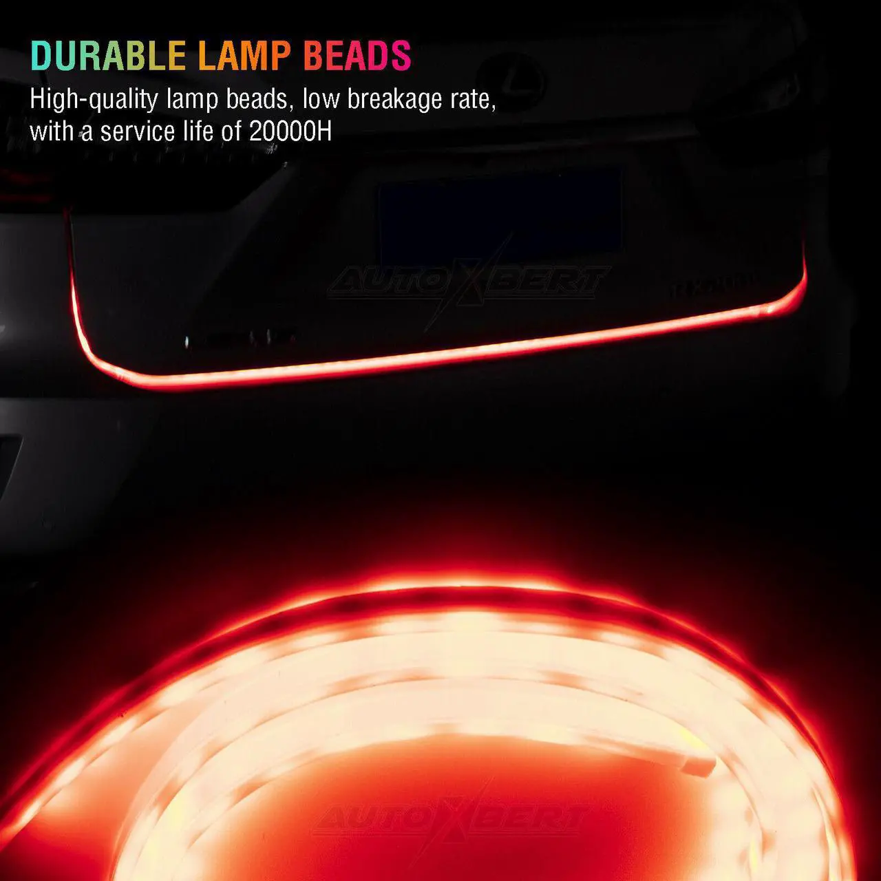Alt view image 3 of 6 - LED Tailgate Strip Light Reverse Brake Turn Signal Tail Light for Car Truck US