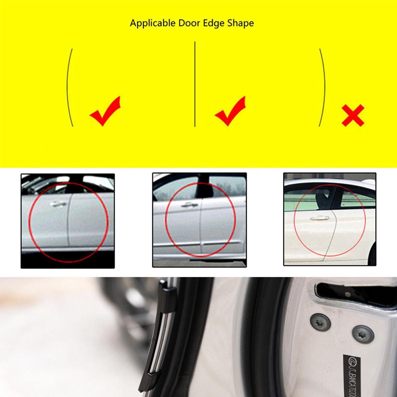 Alt view image 5 of 6 - Car Universal Door Guard Scratch Protector Edge Corner Anti-collision Strip US