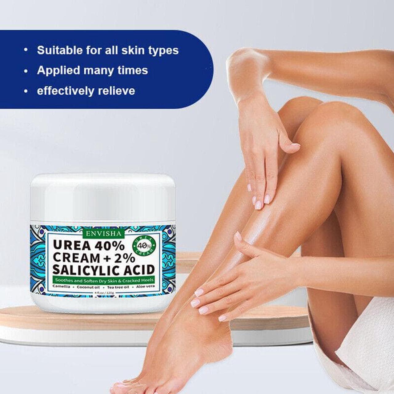Alt view image 2 of 6 - UREA 40 Cream Antifungal Foot Cream, Salicylic Acid For Jock Itch Ringworm 4f.oz