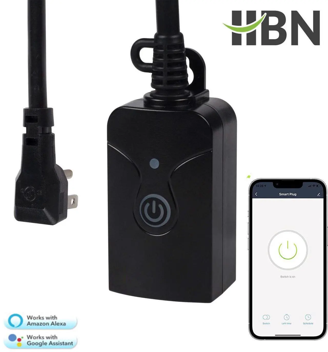 Main image of Heavy Duty Outdoor Smart WiFi Plug Timer Wireless Remote Control by App