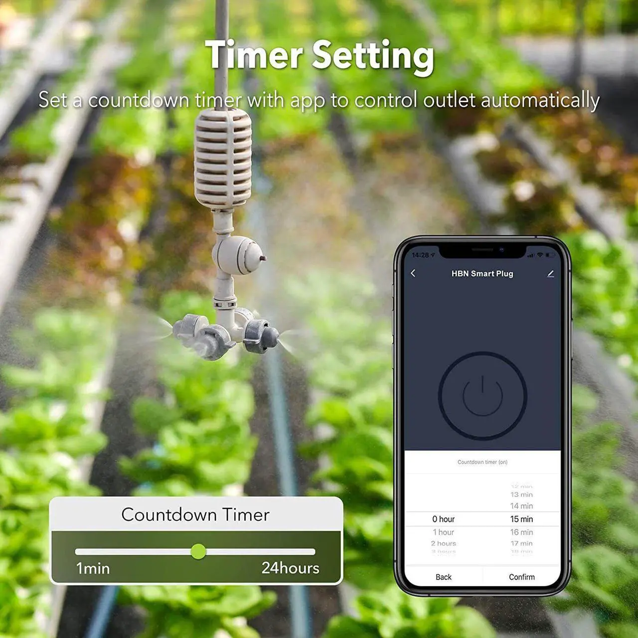 Alt view image 4 of 6 - Heavy Duty Outdoor Smart WiFi Plug Timer Wireless Remote Control by App