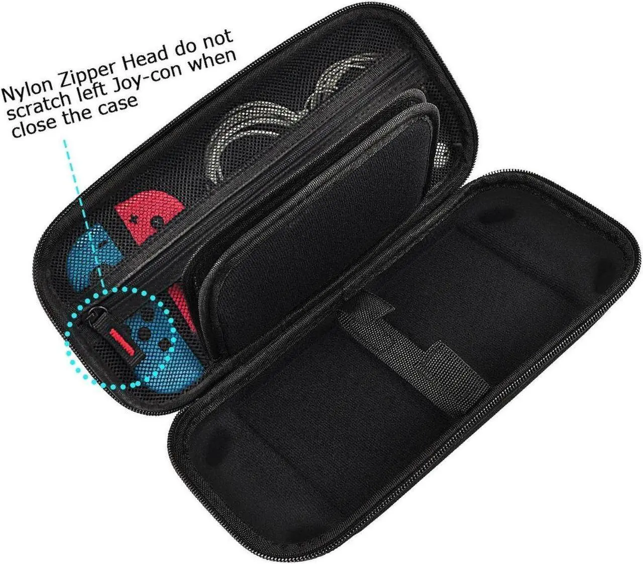 Alt view image 2 of 6 - Switch Carrying Case Compble W 20 Game Cartridges Prote