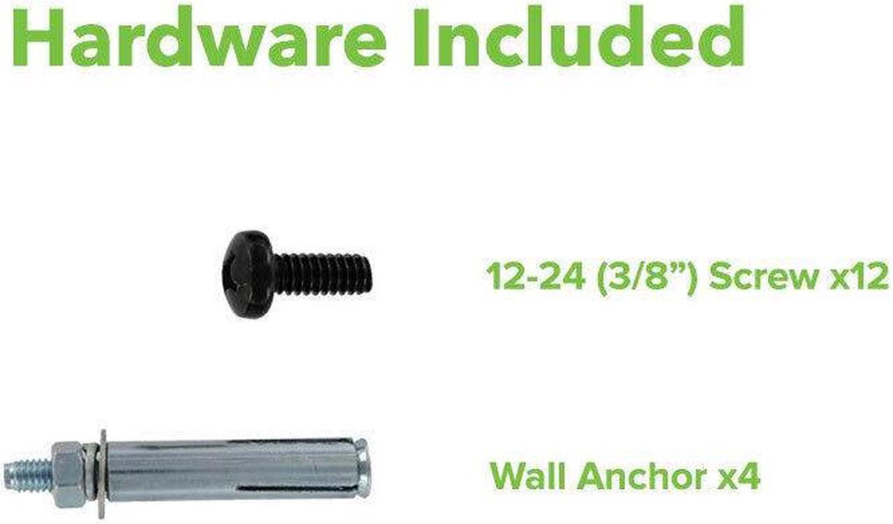 Alt view image 4 of 7 - 15U Wall Mount Open Frame 19" Server Equipment Rack Threaded 16 inch depth Black