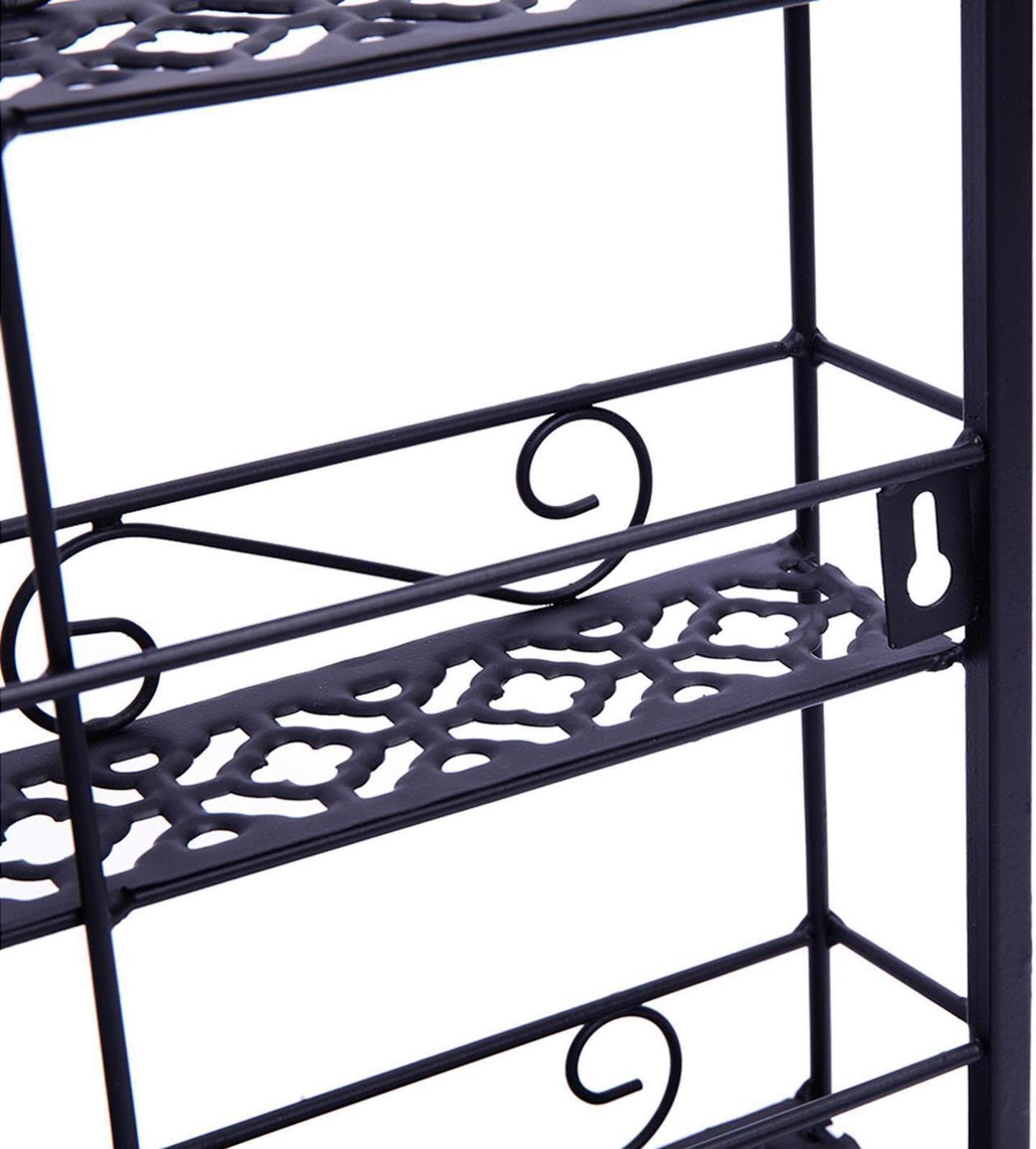 Alt view image 4 of 7 - Pro 6 Tiers Wall Mounted Nail Polish Display Rack Lipstick Storage +120 Bottles