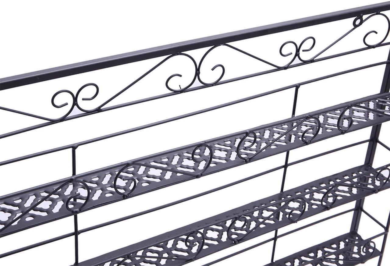 Alt view image 6 of 7 - Pro 6 Tiers Wall Mounted Nail Polish Display Rack Lipstick Storage +120 Bottles