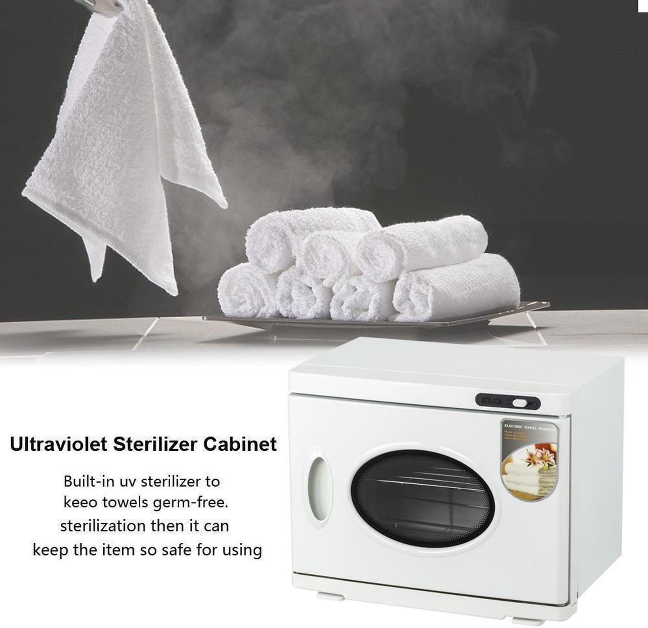 Alt view image 6 of 6 - 2in1 UV Sterilizer Facial Hot Towel Warmer Cabinet Spa Salon Beauty Equipment