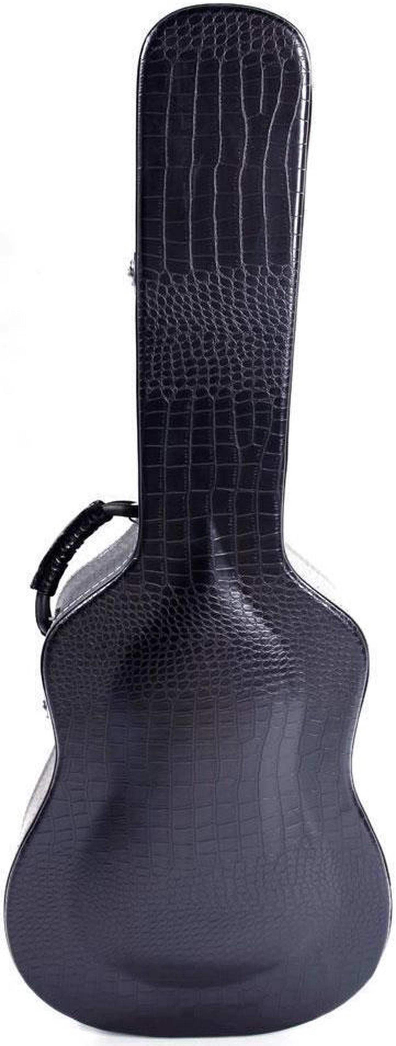 Alt view image 2 of 6 - New   41" Acoustic Arched Protable Folk Guitar Hardshell Carrying Case