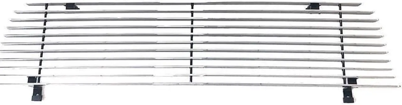 Alt view image 2 of 5 - Main Upper Billet Grille Grill Insert Aluminum Chrome Fits 1993-1997 Ford Ranger