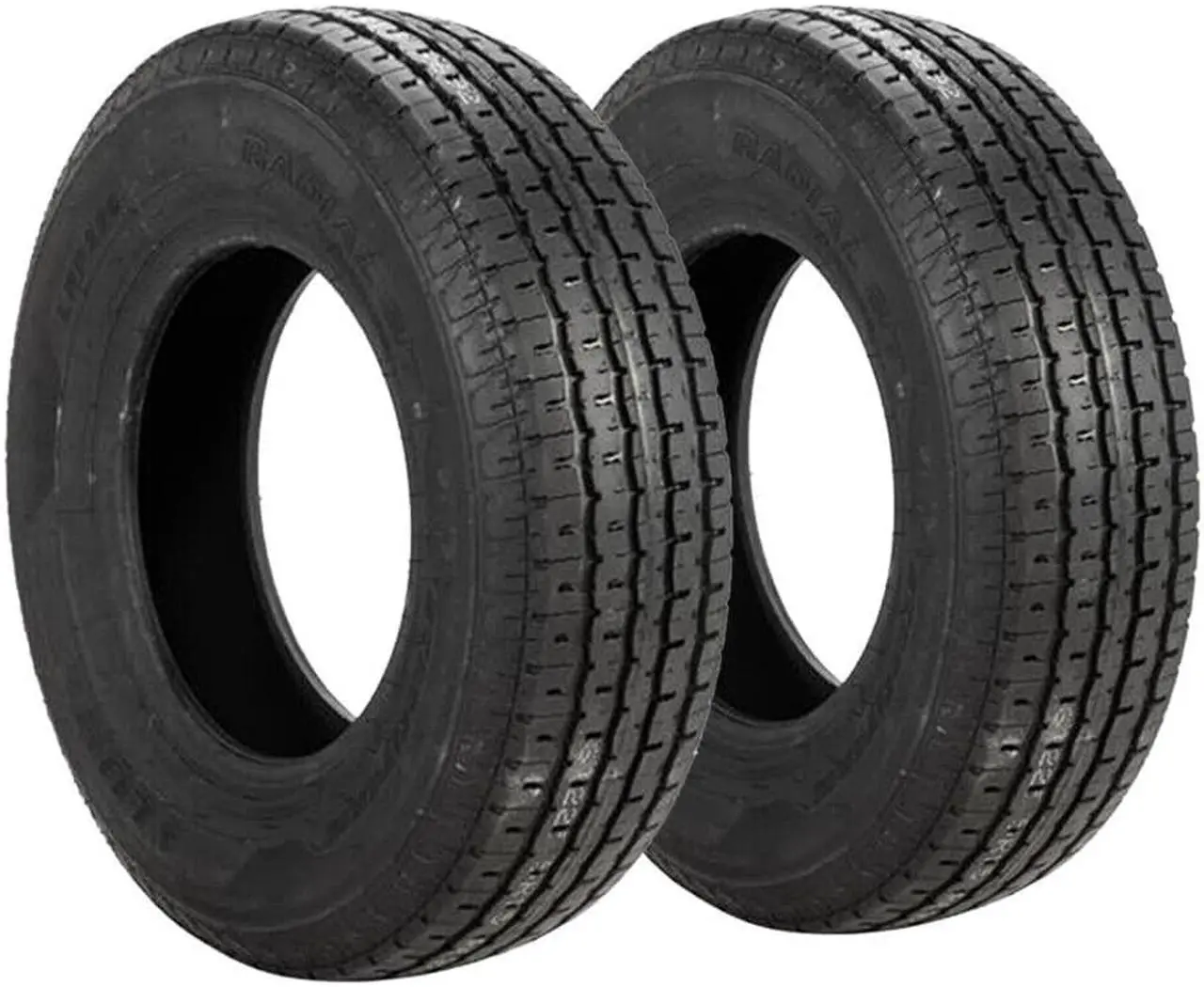 Main image of 2pcs ST225/75R15 Radial Trailer Tires Tubeless Load Range E 10 Ply 225 75 15