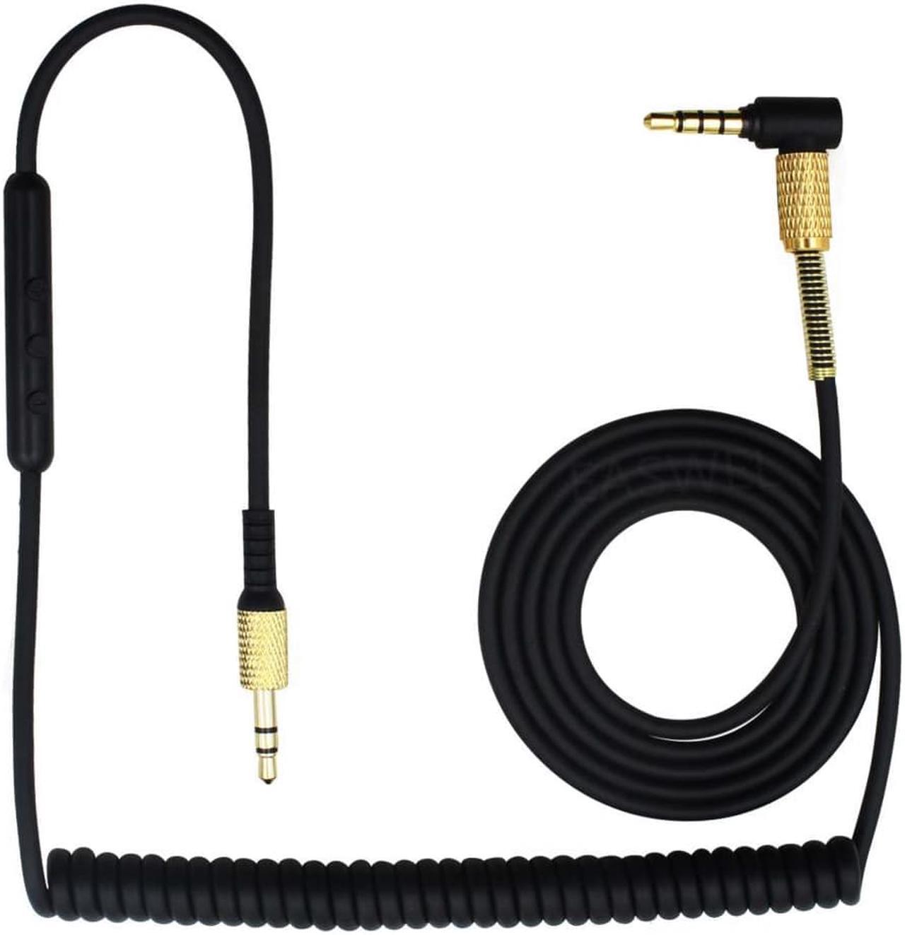 Main image of Cable de audio de sustitución con micrófono remoto, para auriculares Marshall Major On Ear Pro