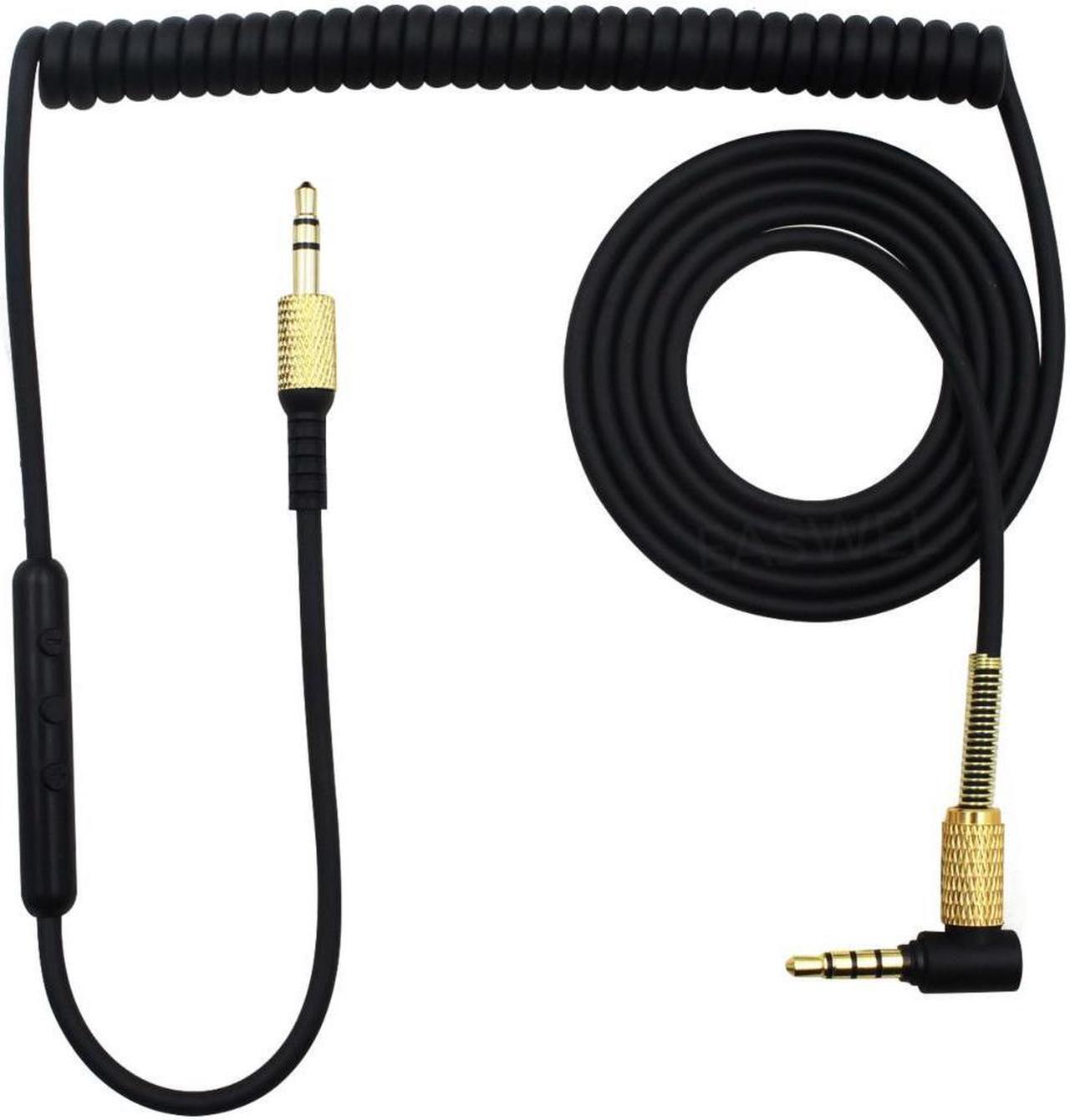 Alt view image 2 of 2 - Cable de audio de sustitución con micrófono remoto, para auriculares Marshall Major On Ear Pro