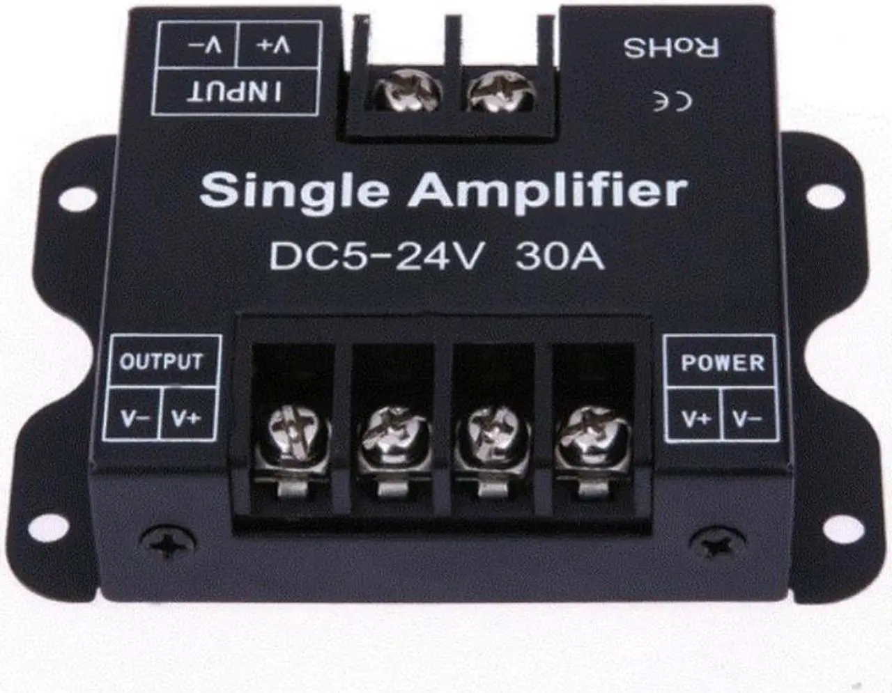 Main image of DC 5V-12V 30A Led Signal Amplifier Dimmer Receive Monochromatic Signal From A LED Dimmer and Send To Another Set of LED Sources