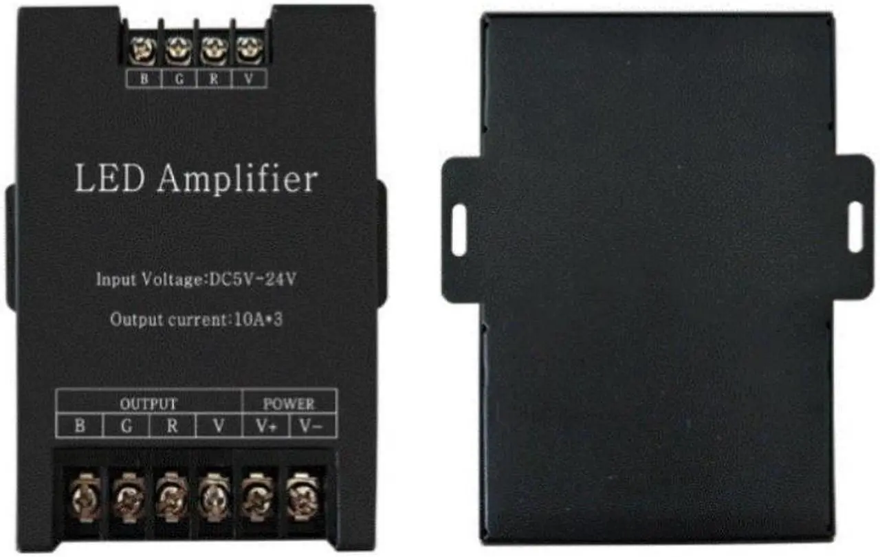 Main image of Led RGB Amplifier Controller Input 5V/12V/24V 30A Signal Repeater 360W for 3528 5730 5050 RGB Led Strip