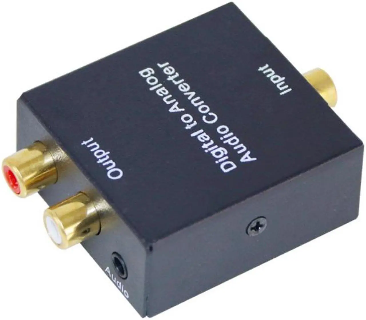 Alt view image 3 of 3 - 2 Colors Digital Optical Coaxial Toslink Signal To Analog Audio Converter Adapter RCA Digital To Analog Audio Converter Adapter