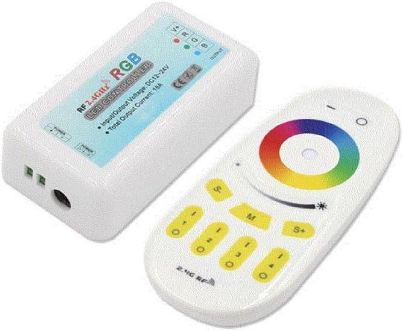 Main image of Touch Screen RGB / RGBW LED Controller DC12-24V 2.4G Wireless RF Controller with Remote for RGB RGBW RGBWW LED Strip Light 5050