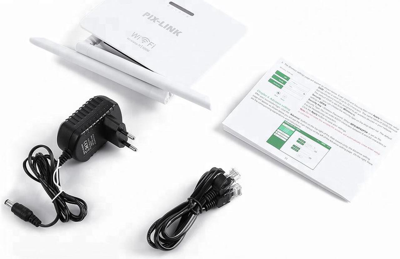Alt view image 6 of 6 - 300Mbps High Speed Smart Wireless WI-FI Router ISP Network With High Power 5dBi Fixed Omni Directional Antenna