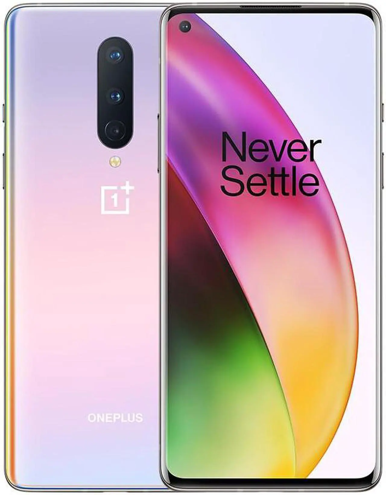 OnePlus 8 5G Smartphone 6.55-inch 8GB RAM 128GB ROM 4300mAh Battery Android 10- Pink