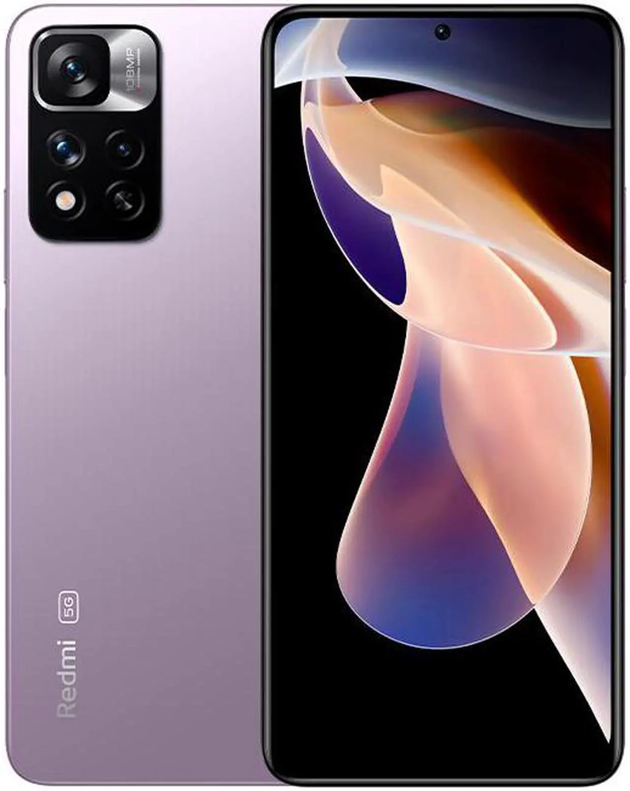 Xiaomi Redmi Note 11 Pro 6.67-inch 2400x1080P AMOLED Display 5G Smartphone 8GB 256GB 5160mAh Battery Android 11-Purple