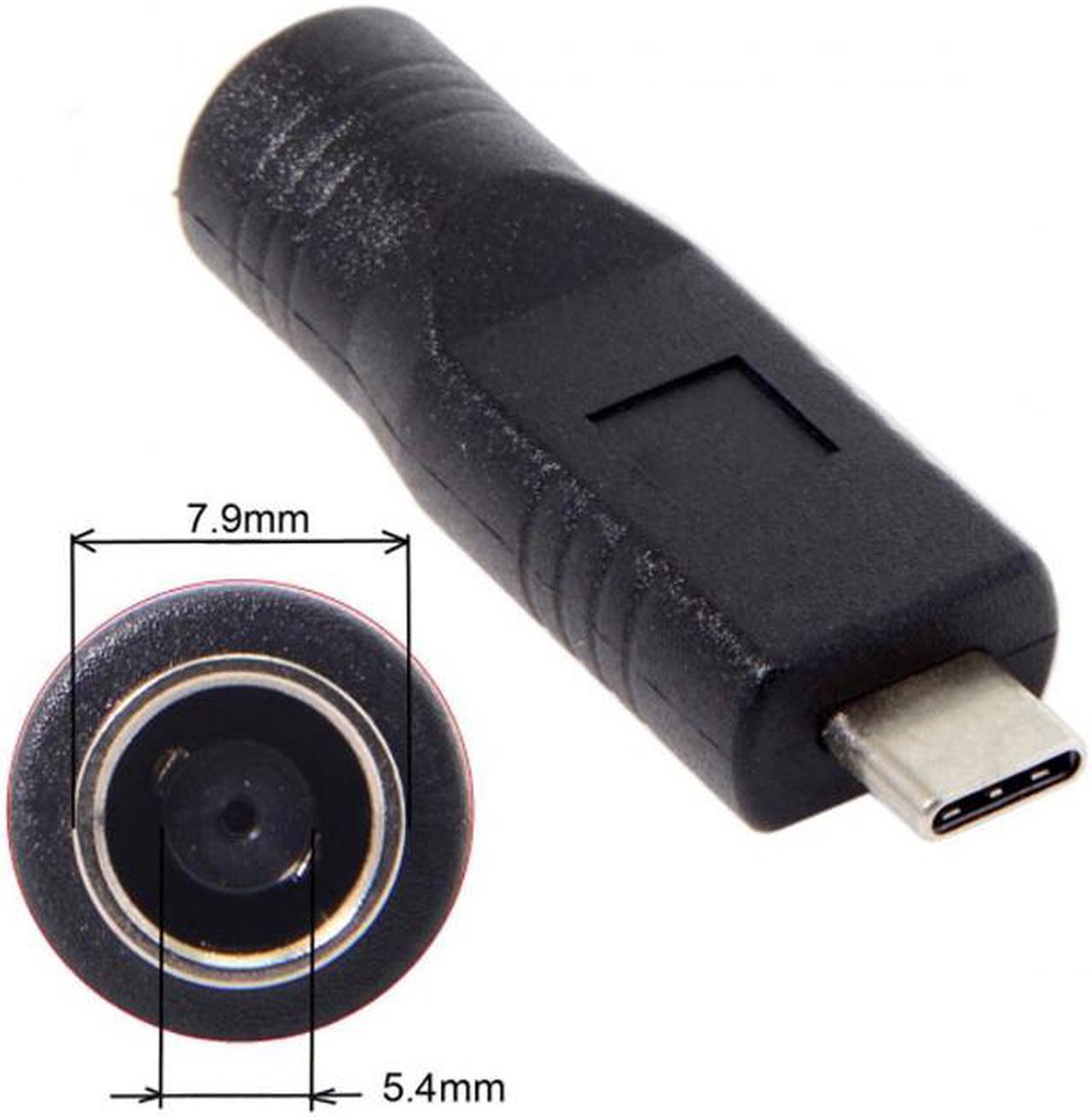 Alt view image 2 of 5 - CY Jack 7.9*5.4mm Input to USB-C Type-C Plug Adapter UC-211-7954MM